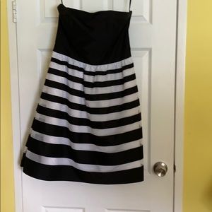 Cocktail dress black and white